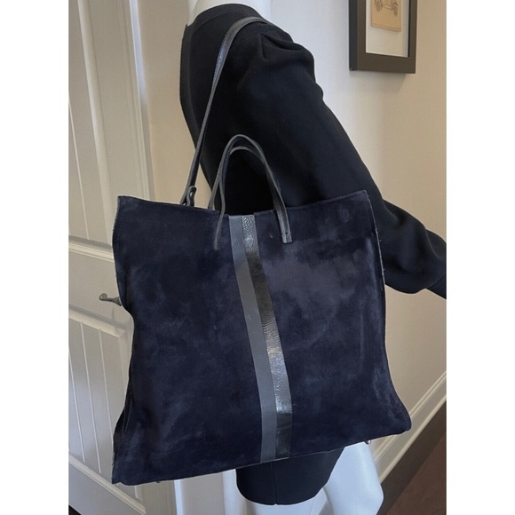 Clare V Navy and Black Satchel - Picture 2 of 16